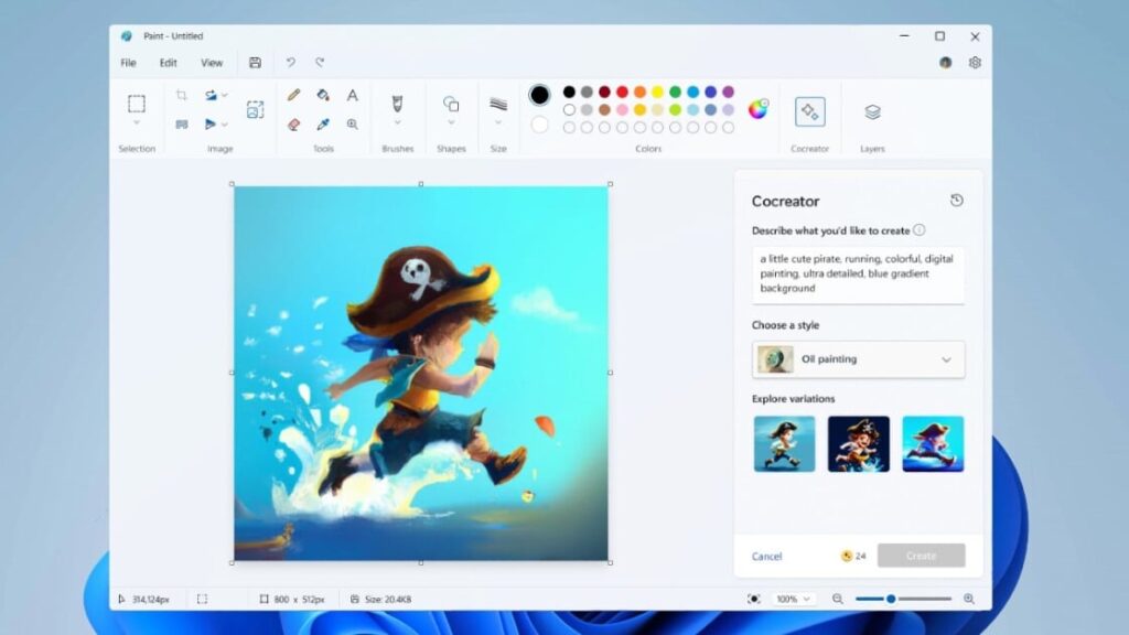 No Photoshop?  How to Create AI Images in Microsoft Paint on Windows 11