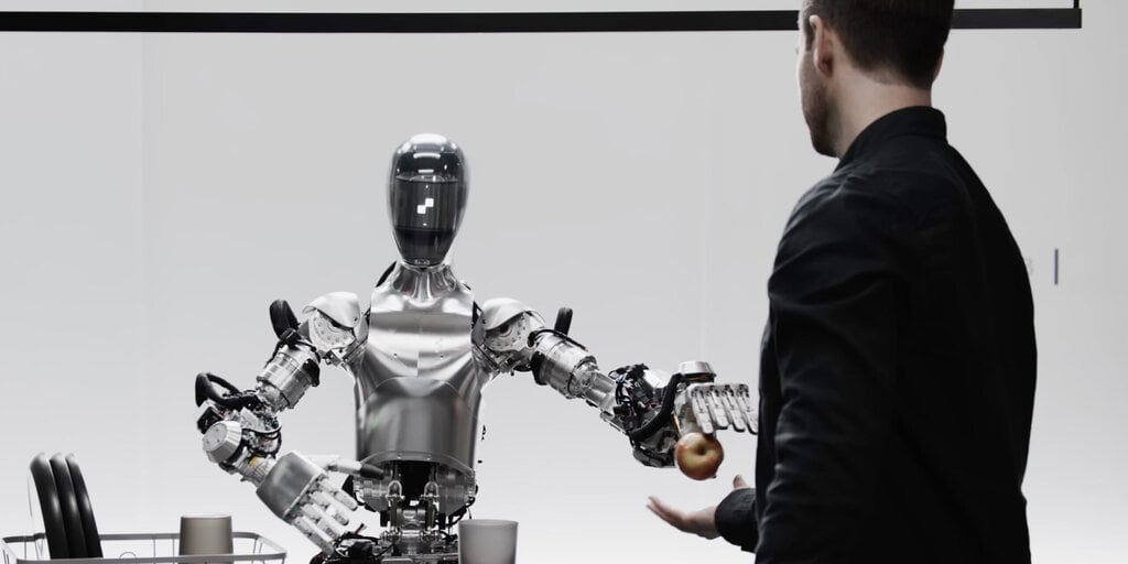 AI startup Figure OpenAI demonstrates a conversational robot with tech
