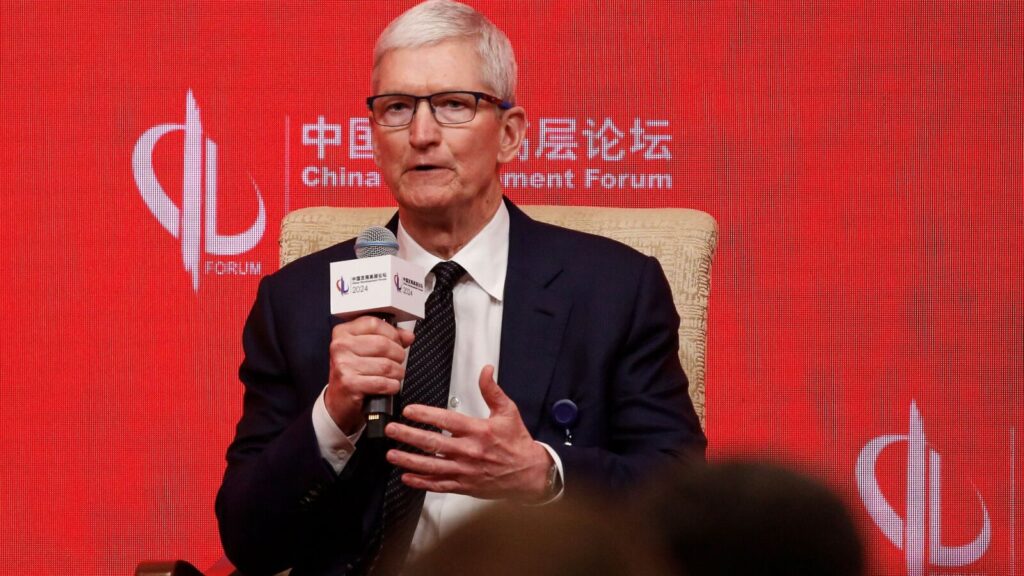 Climate change: Apple's Tim Cook says AI is essential tool for businesses to reduce carbon footprint