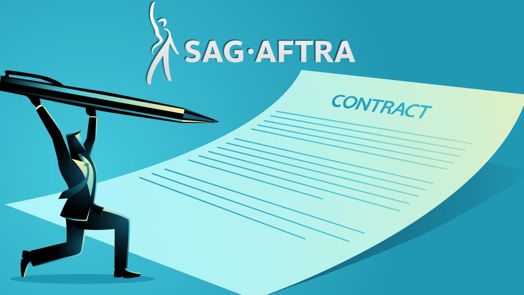 SAG-AFTRA sends TV animation contracts to members for approval.