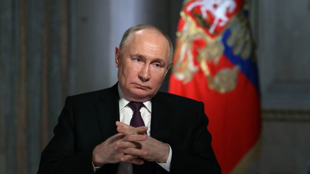 Vladimir Putin launched a smear campaign against Ukraine.