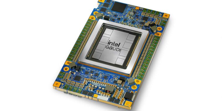 Intel's "Gaudi 3" AI accelerator chip could give Nvidia's H100 a run for its money