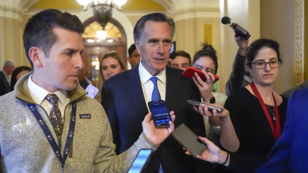 Mitt Romney, senators release proposal to limit potential threat from artificial intelligence.