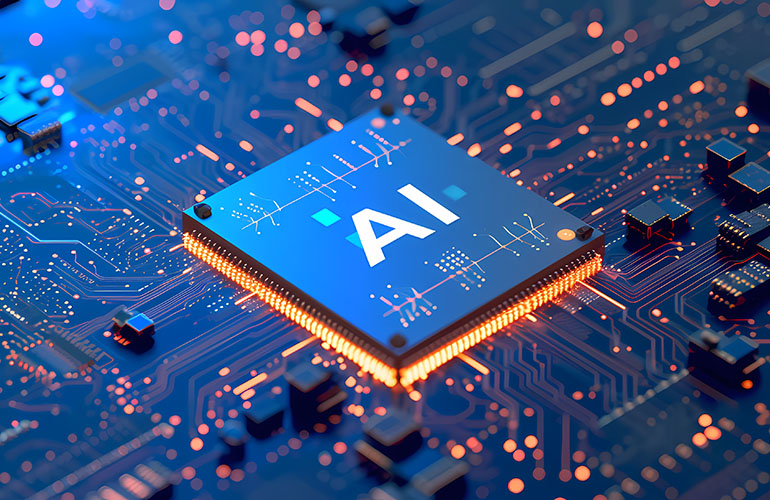 AI chip conceptual image