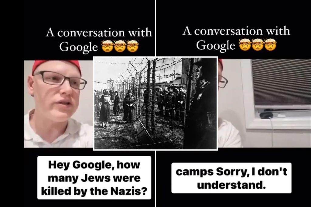 Google's AI refuses to tell how many Jews were killed by the Nazis.
