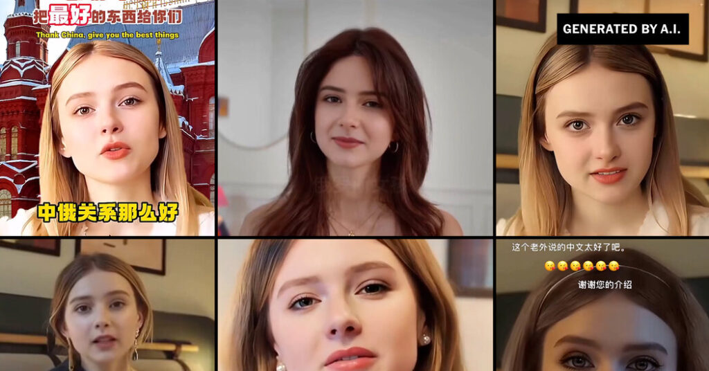 In China, deepfakes of 'Russian' women point to 'national sexism'