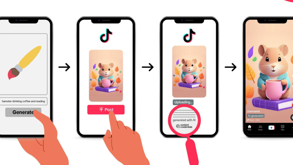 TikTok starts auto-labeling AI-generated content to help viewers.