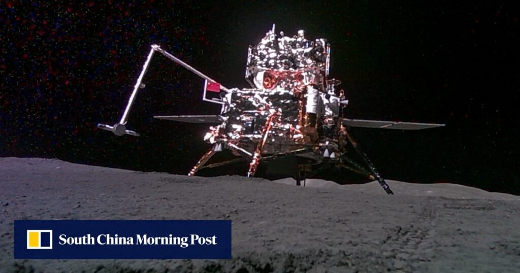 China's historic Chang'e-6 selfie taken with AI from moon phase