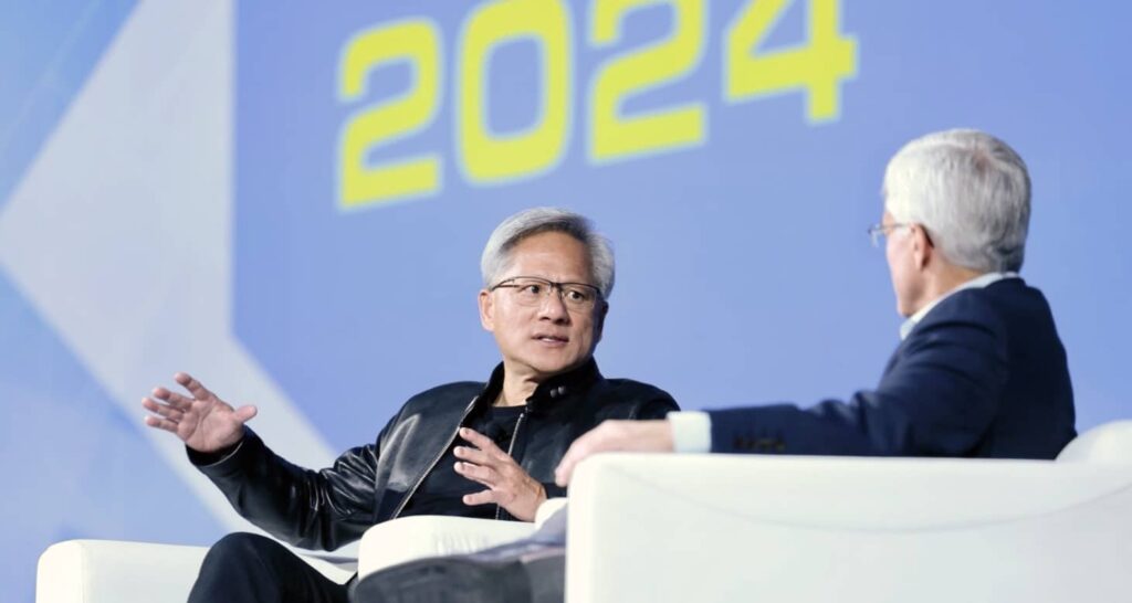 NVIDIA CEO sees bright future for AI-powered electric grid