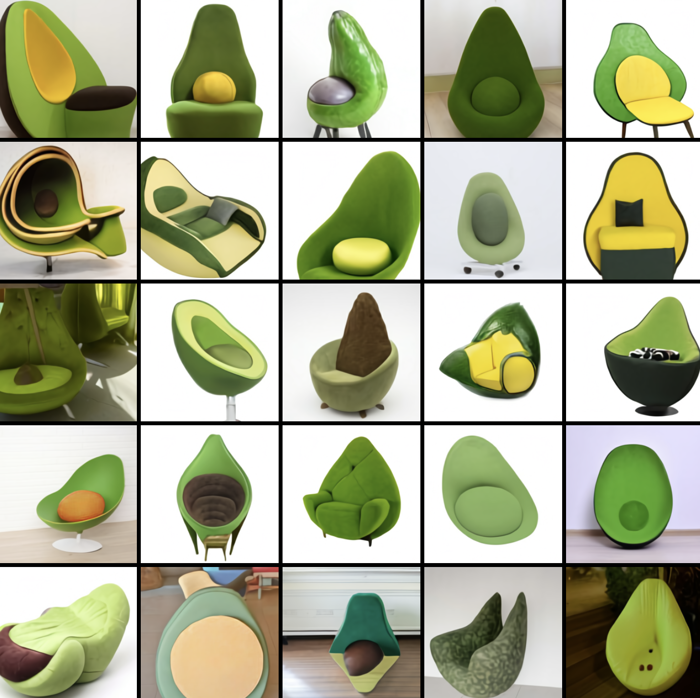 Photos of Avocado Chairs Made