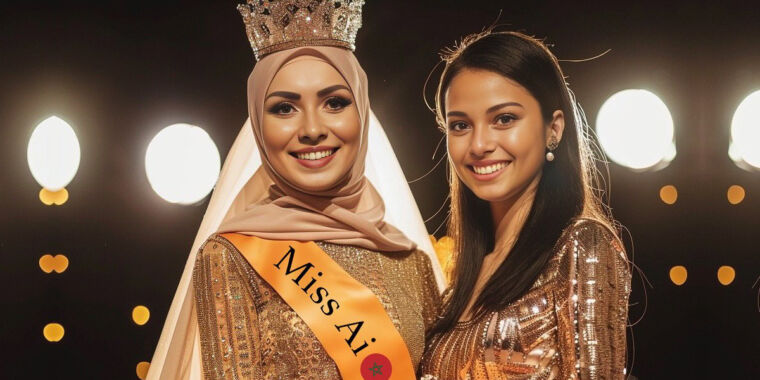 The first "Miss AI" pageant is furious to push unrealistic standards of beauty.