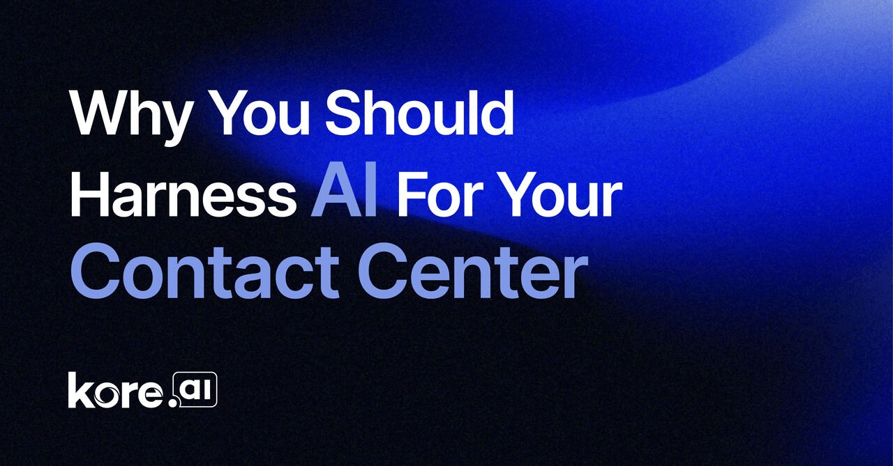 Why you should use AI for your contact center